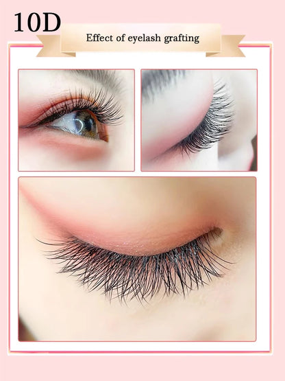 Individual 20–100D Cluster Lashes – 280pcs Mixed Tray Volume Extensions