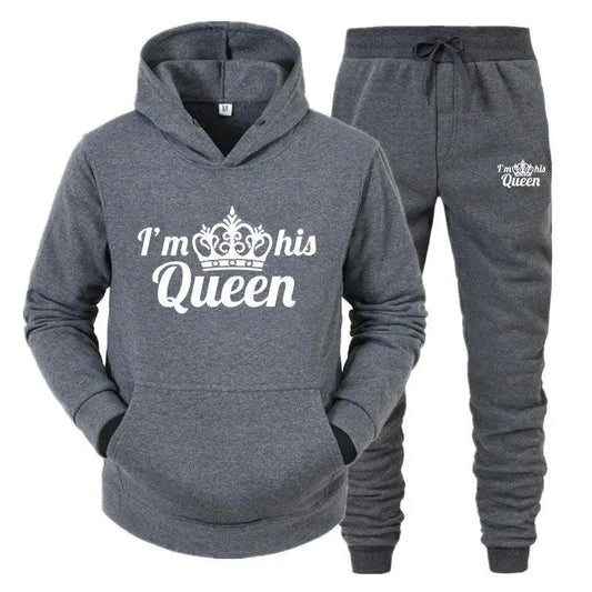 Women’s Queen Tracksuit – 2-Piece Hoodie & Sweatpants Set
