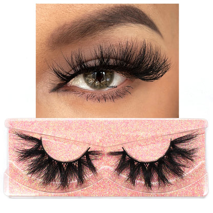 3D Mink Lashes – Fluffy Crisscross Wispy Strip Lashes 1 Soft Box