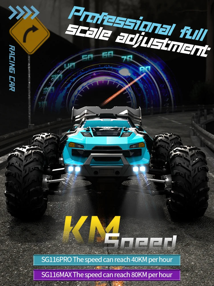 High-Speed RC Off-Road Drift Truck