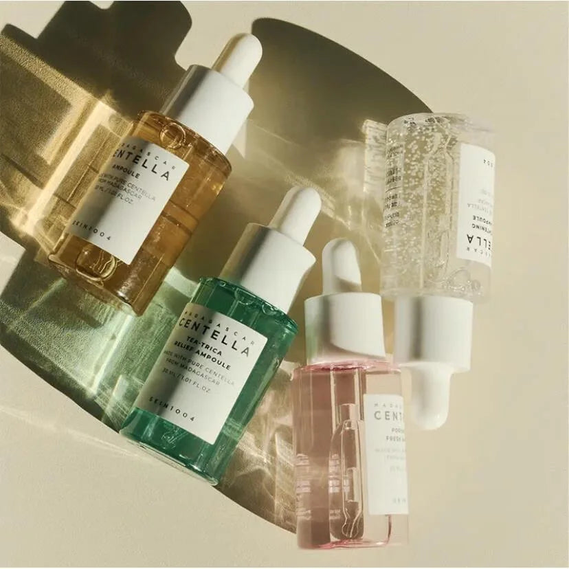 Centella Repair Essence Ampoule – Whitening & Moisturizing Korean Skin Care Serum 🌿✨