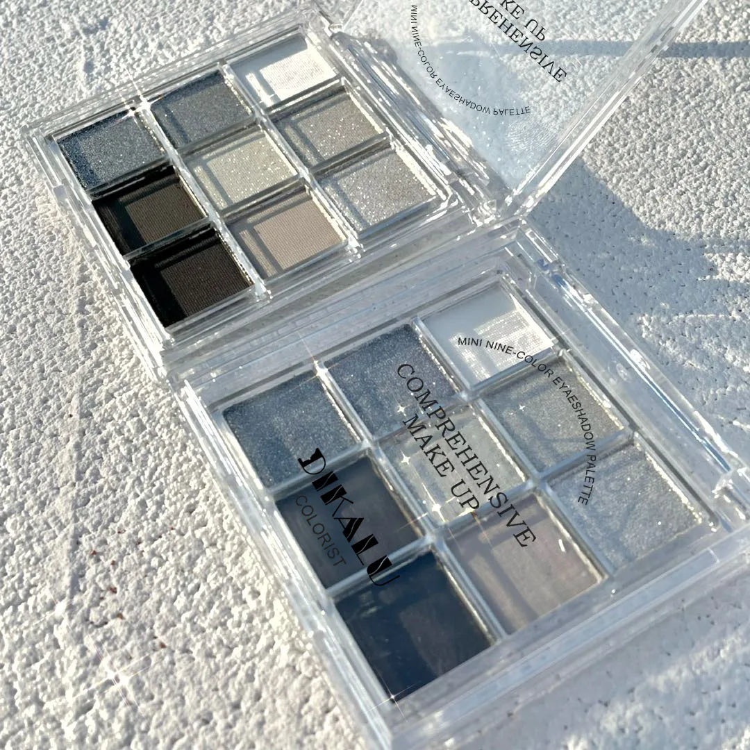 Oh Rosy 9-Color Eyeshadow Palette – Soft Smoke & Rose Tones