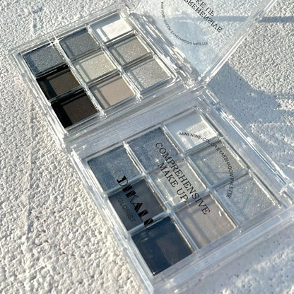 Oh Rosy 9-Color Eyeshadow Palette – Soft Smoke & Rose Tones