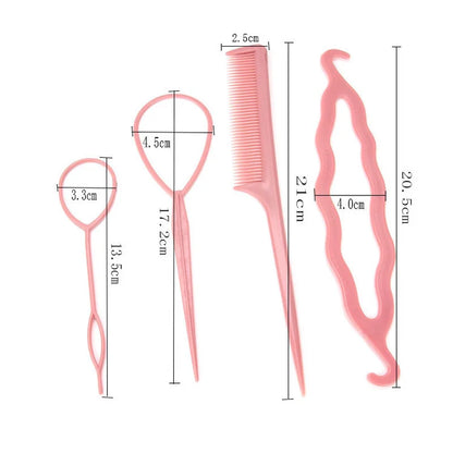 Magic Hair Styling Tools Set – Twist &amp; Slay with Ease!