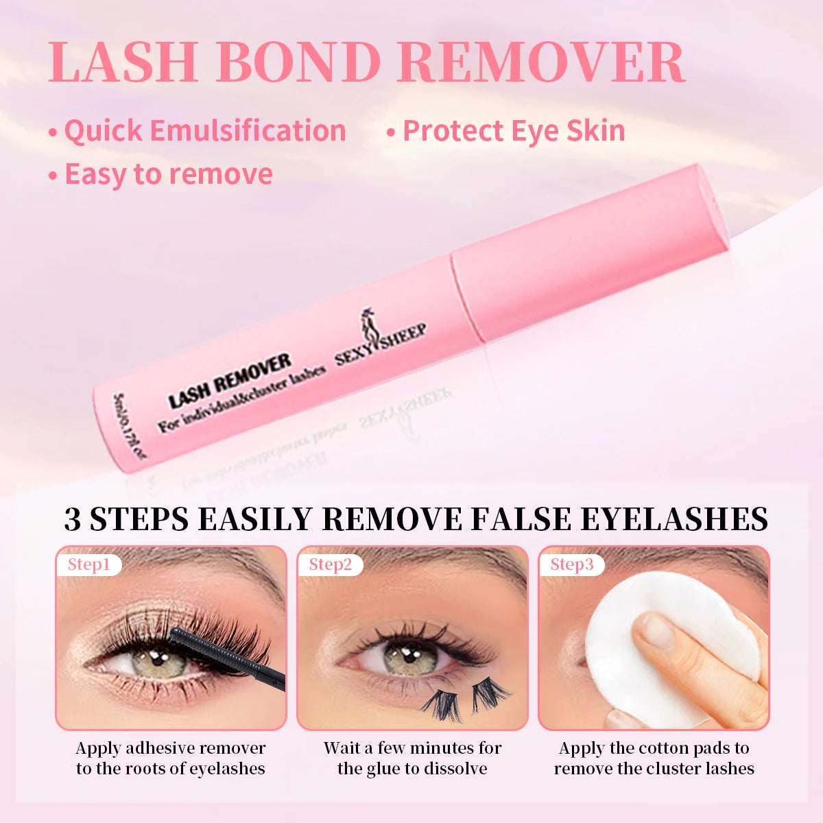 480-Piece DIY Lash Extension Kit (Mixed Volume Clusters)