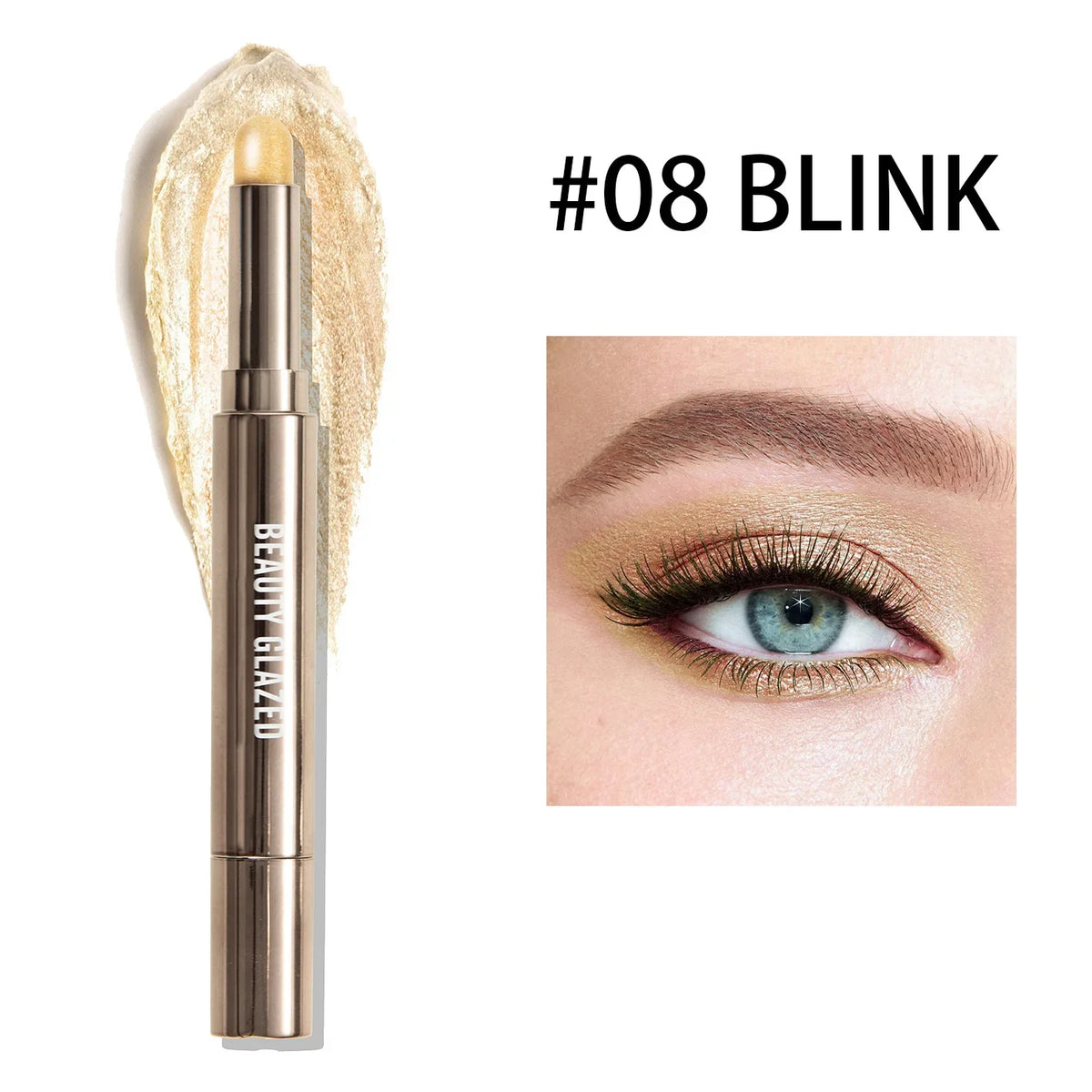 10-Color Double-Ended Eyeshadow Stick Set