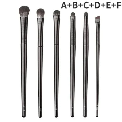 Professional Makeup Brush Set – Natural Fiber Brushes for Face & Eyes (6–10pcs)