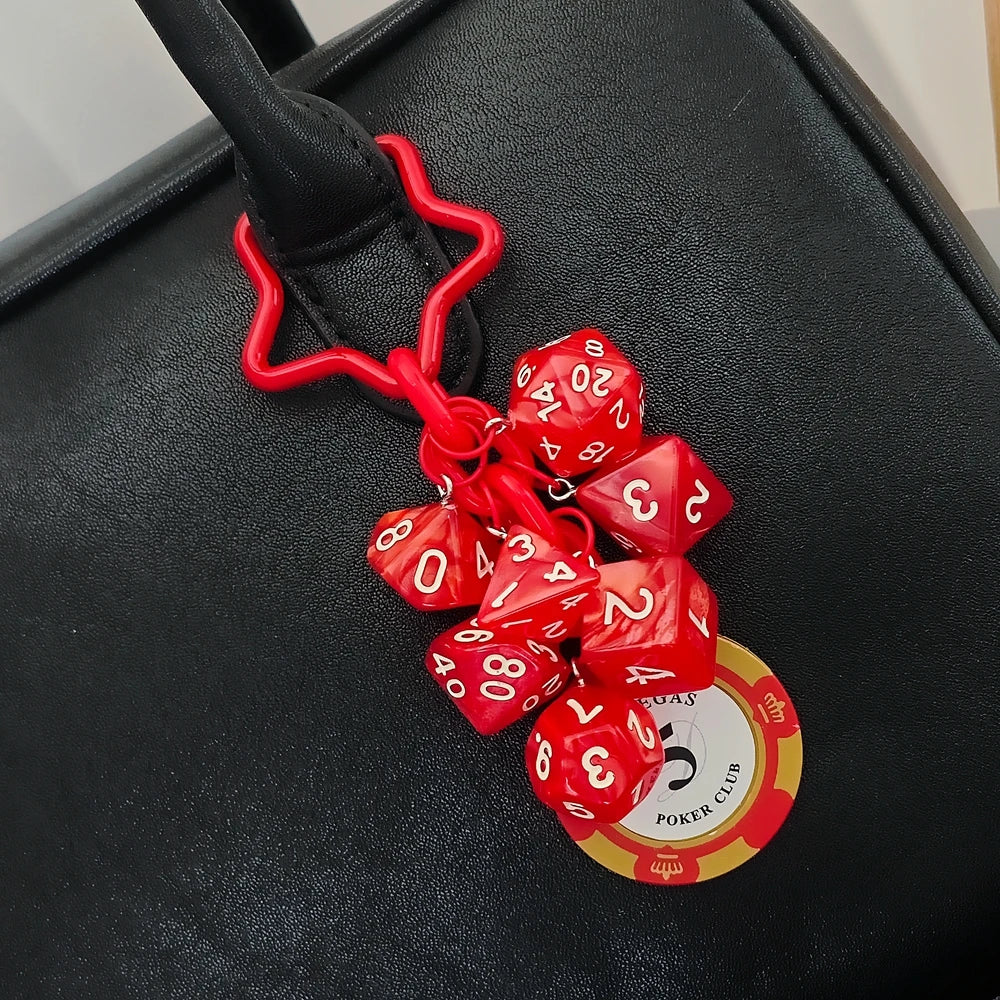 Gambling Dice Keychain