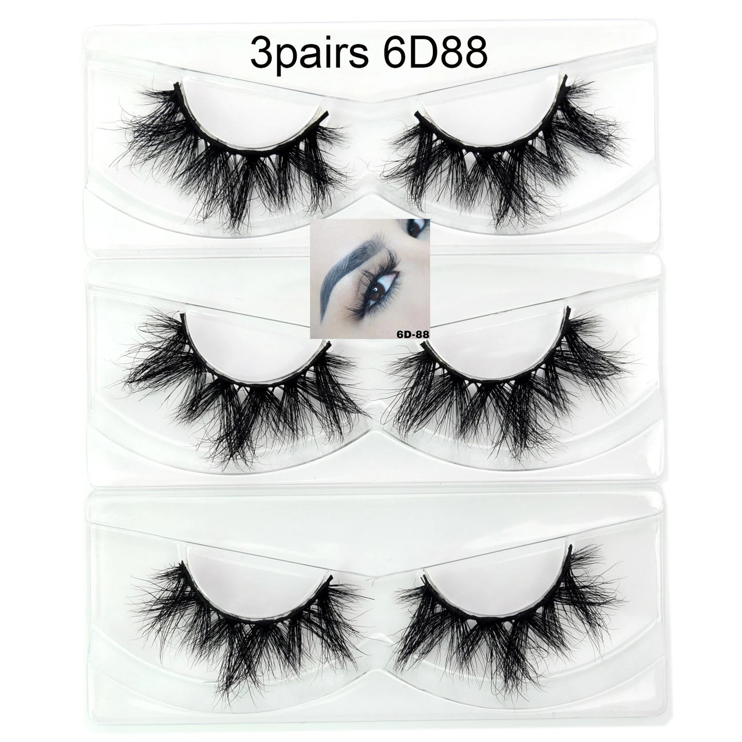Natural Half Eye False Eyelashes – Soft Mink Look with Lightweight Cotton Band