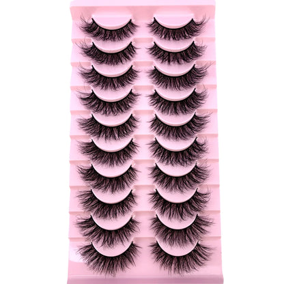 3D Mink-Effect False Eyelash Set – Soft, Fluffy &amp; Full of Volume