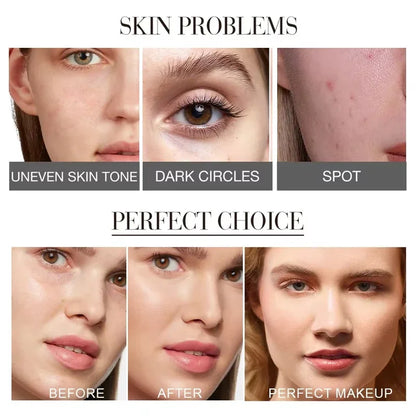 Matte Foundation Stick – Full Coverage, Waterproof & Built-In Brush
