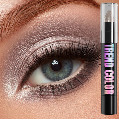 24-Color Pearlescent Eyeshadow & Eyeliner Pencil – Waterproof Shimmer and Matte Makeup Pen