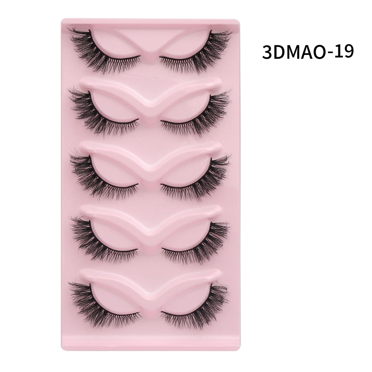 Cat Eye 3D Lashes – Fluffy, Wispy, Manga Magic