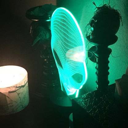 3D Illusion Alien Lamp – Color Changing Night Light