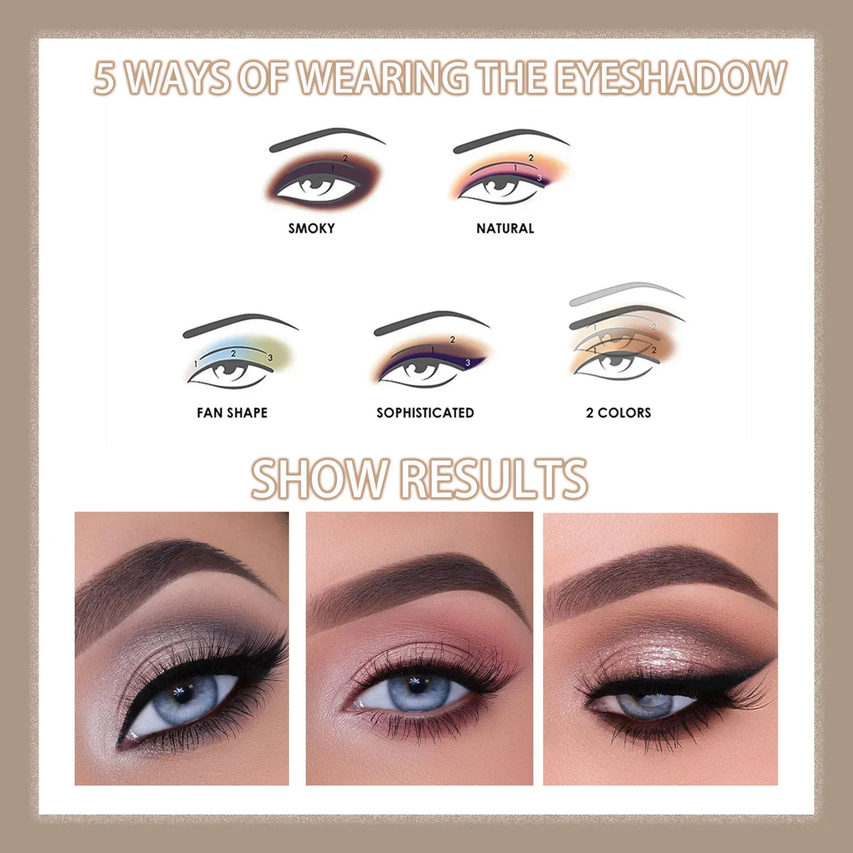 10-Color Double-Ended Eyeshadow Stick Set