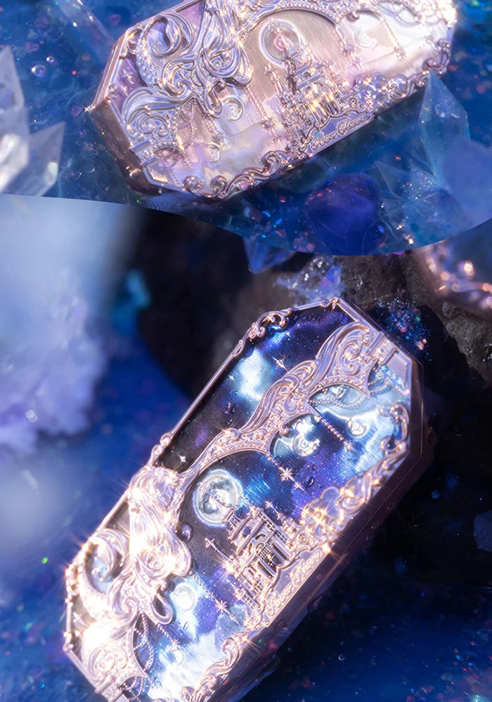 Moonlight Mermaid Eyeshadow Palette – 5-Color Matte & Shimmer Chameleon Finish