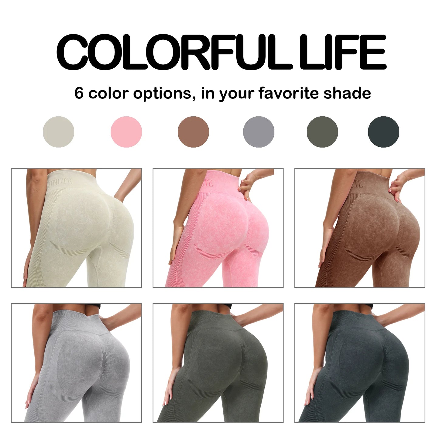 Seamless High-Waist Yoga Leggings – Quick-Dry Fitness Pants