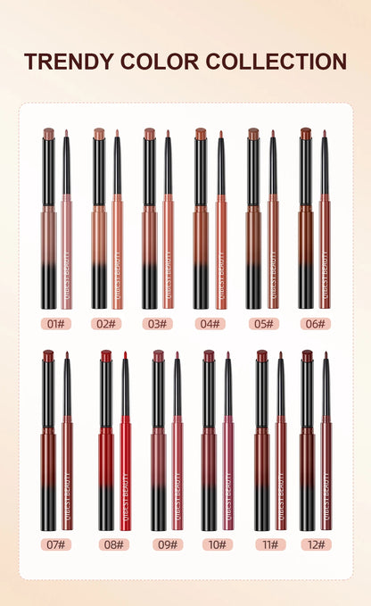 2PCS Matte Lipstick & Lip Liner Set