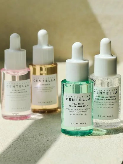 Centella Repair Essence Ampoule – Whitening & Moisturizing Korean Skin Care Serum 🌿✨