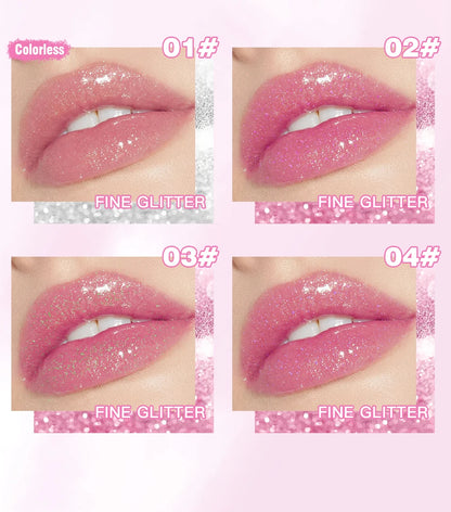 Glitter Crystal Jelly Lipstick – Color-Changing Moisturizing Lip Tint Balm