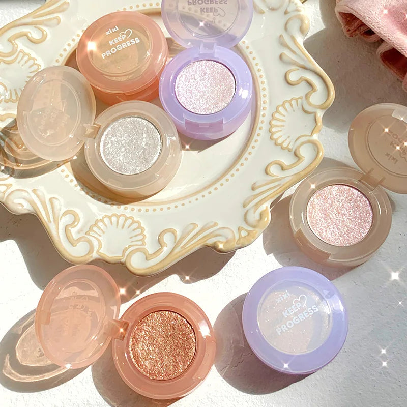 Diamond Glitter Monochrome Eyeshadow – Waterproof Long-Lasting Sparkle