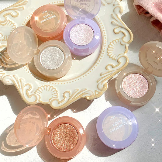 Diamond Glitter Monochrome Eyeshadow – Waterproof Long-Lasting Sparkle