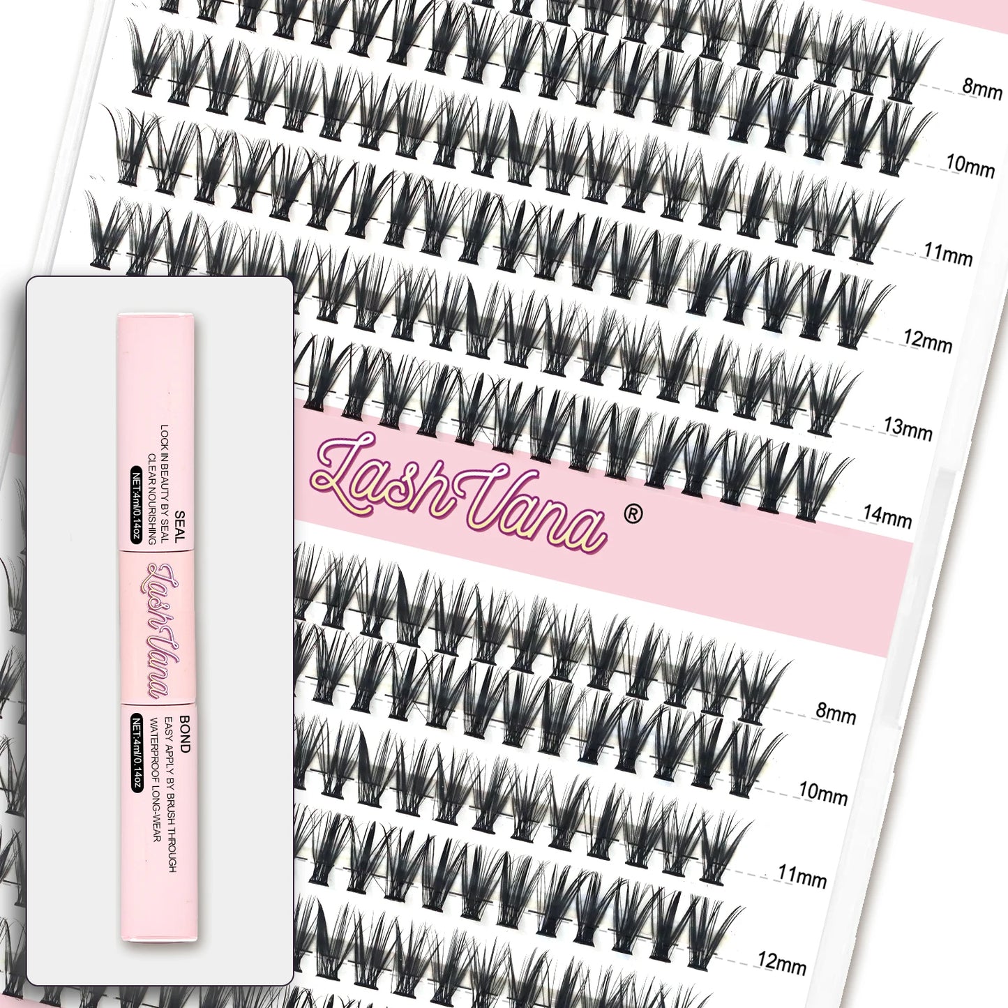 240PCS DIY Lash Cluster Extension Kit – Salon Look, At-Home Ease