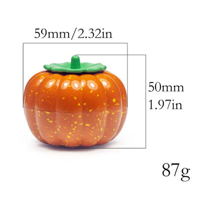 Pumpkin Spice Grinder – 3-Layer Metal Herb Grinder for Kitchen & Holiday Use