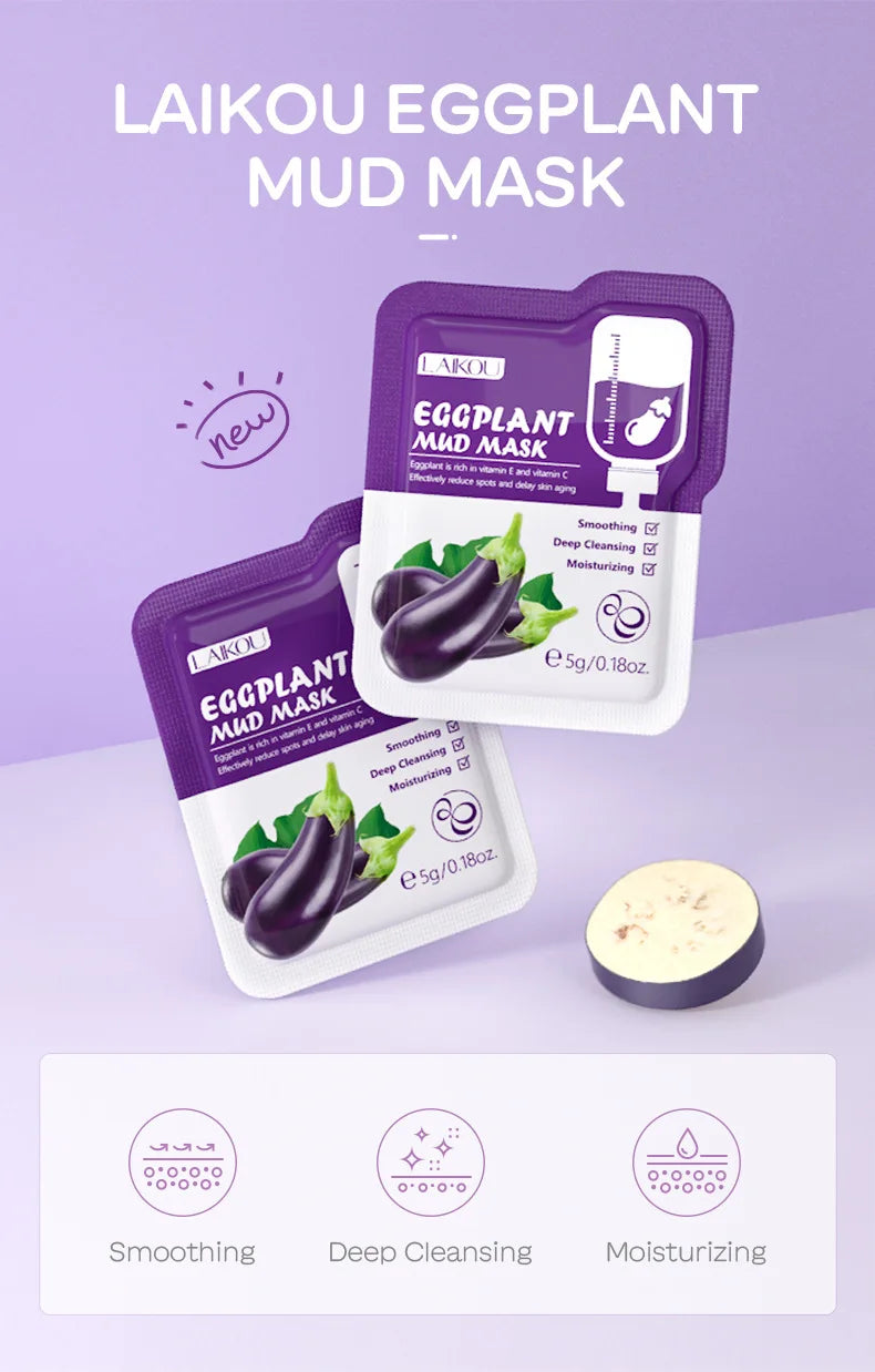 Eggplant Mud Mask Set (5pcs)
