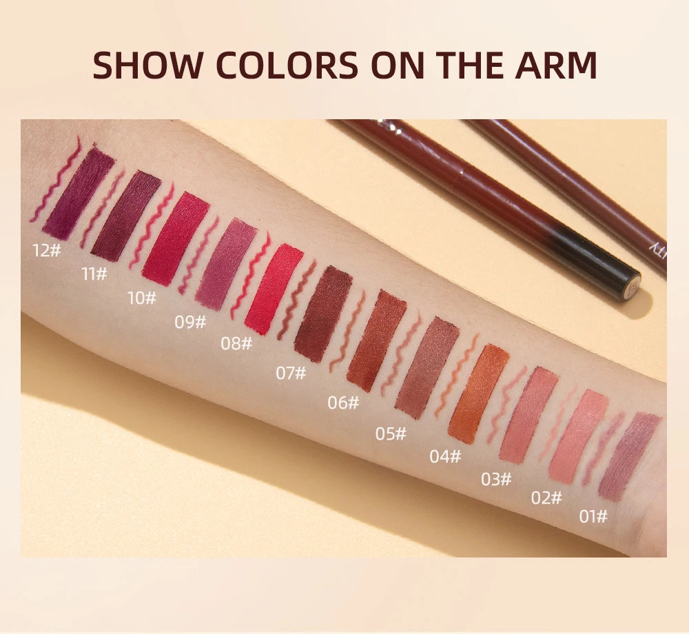 2PCS Matte Lipstick & Lip Liner Set