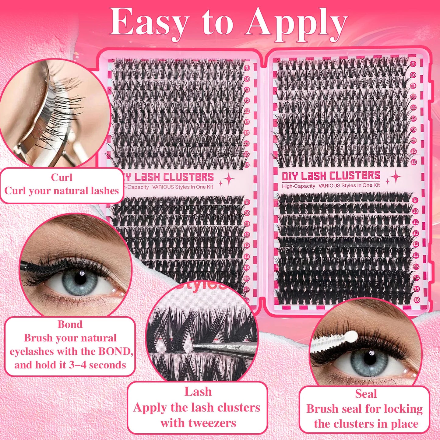 DIY Individual Lash Extension Kit (30D / 40D / 50D / 80D)