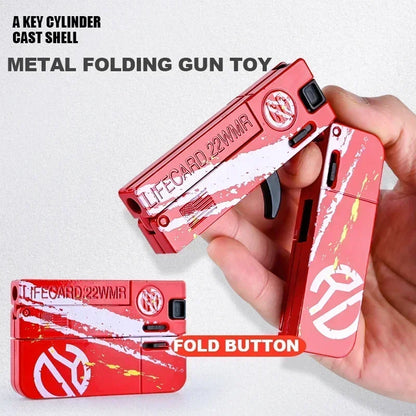 Folding Card Soft Bullet Toy Gun
