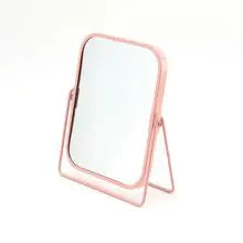 Dual-Sided Square Tabletop Makeup Mirror