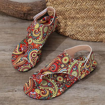 Bohemian Roman Flat Sandals
