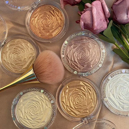 6-Color Diamond Highlighter Powder Palette