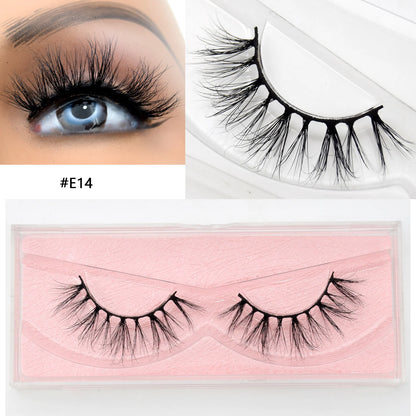 Natural Half Eye False Eyelashes – Soft Mink Look with Lightweight Cotton Band