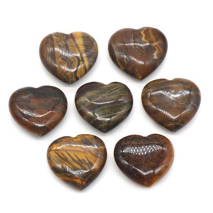 Natural Stone Heart Crystals – Rose Quartz, Amethyst & Gemstone Ornaments