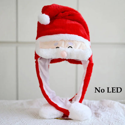LED Moving Bunny Ears Hat