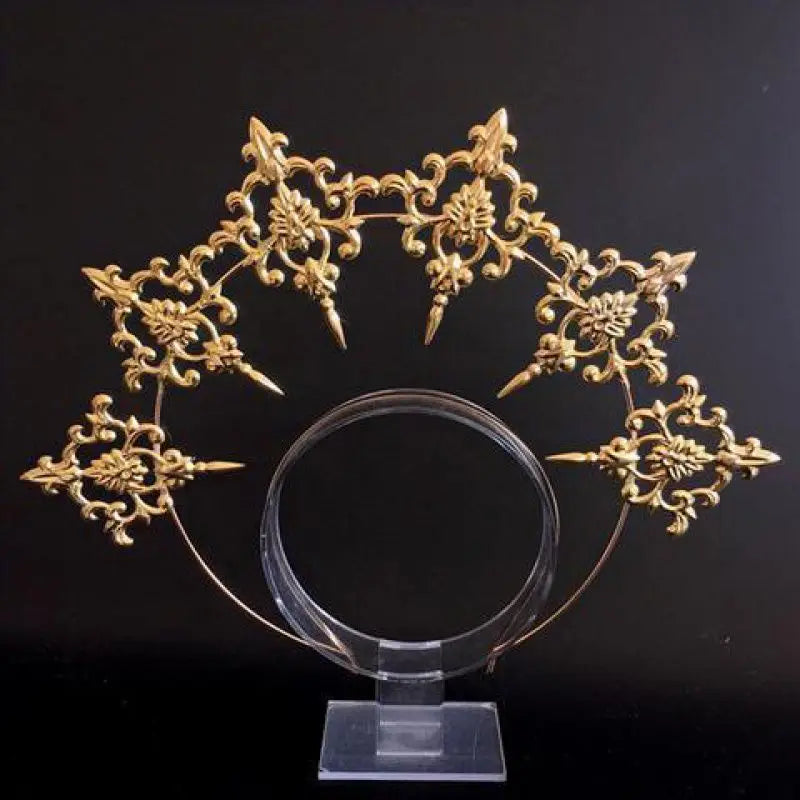 Virgin Mary Halo Queen Tiara – Angel Wings Gothic Lolita Headband