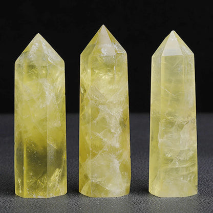 Natural Crystal Point Wand – Healing Stones & Witchcraft Décor