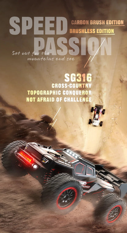 High-Speed RC Off-Road Drift Truck