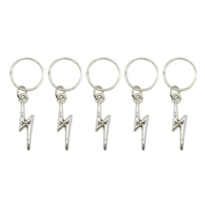 5pcs Butterfly Hair Beads