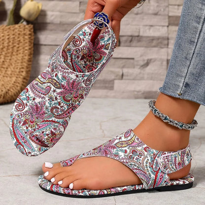 Bohemian Roman Flat Sandals