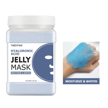 Professional Jelly Face Mask Powder – Hyaluronic Acid Hydrating & Whitening Peel Mask 💆‍♀️✨