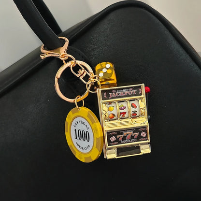 Gambling Dice Keychain