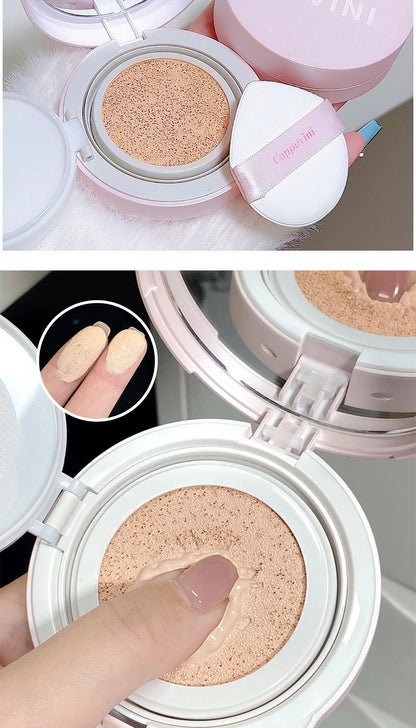 Moisturizing Concealer Air Cushion Foundation – Natural, Long-Lasting & Water-Resistant (13g)