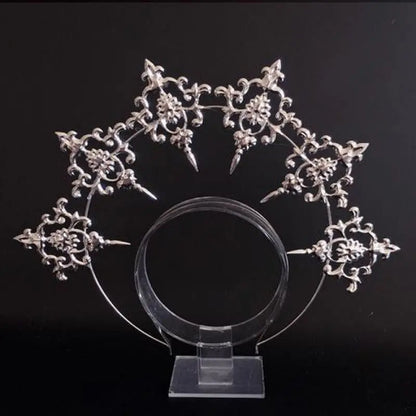 Virgin Mary Halo Queen Tiara – Angel Wings Gothic Lolita Headband