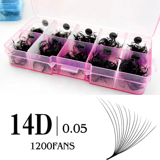 Premade Volume Lash Fans – 3D–20D D Curl (8–15mm)
