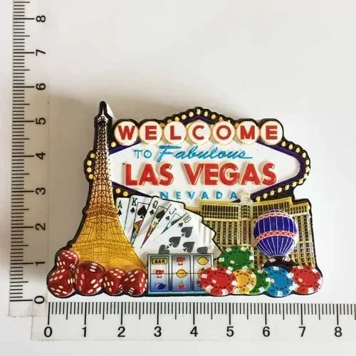 3D Wood Fridge Magnet
