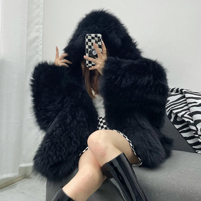 Lautaro Shaggy Faux Fur Jacket – Cozy Luxe With a Statement Twist